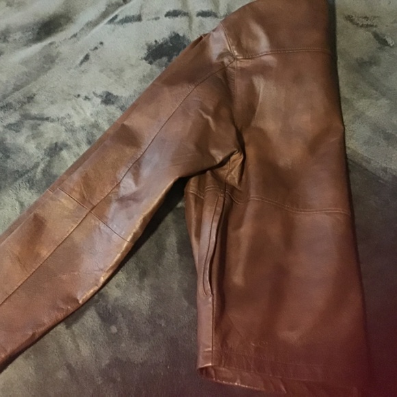 O’Neill men’s leather jacket - Picture 3 of 5